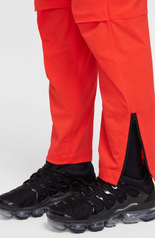 Nike Boys Tech Woven Pants-pd In Light Crimson/black