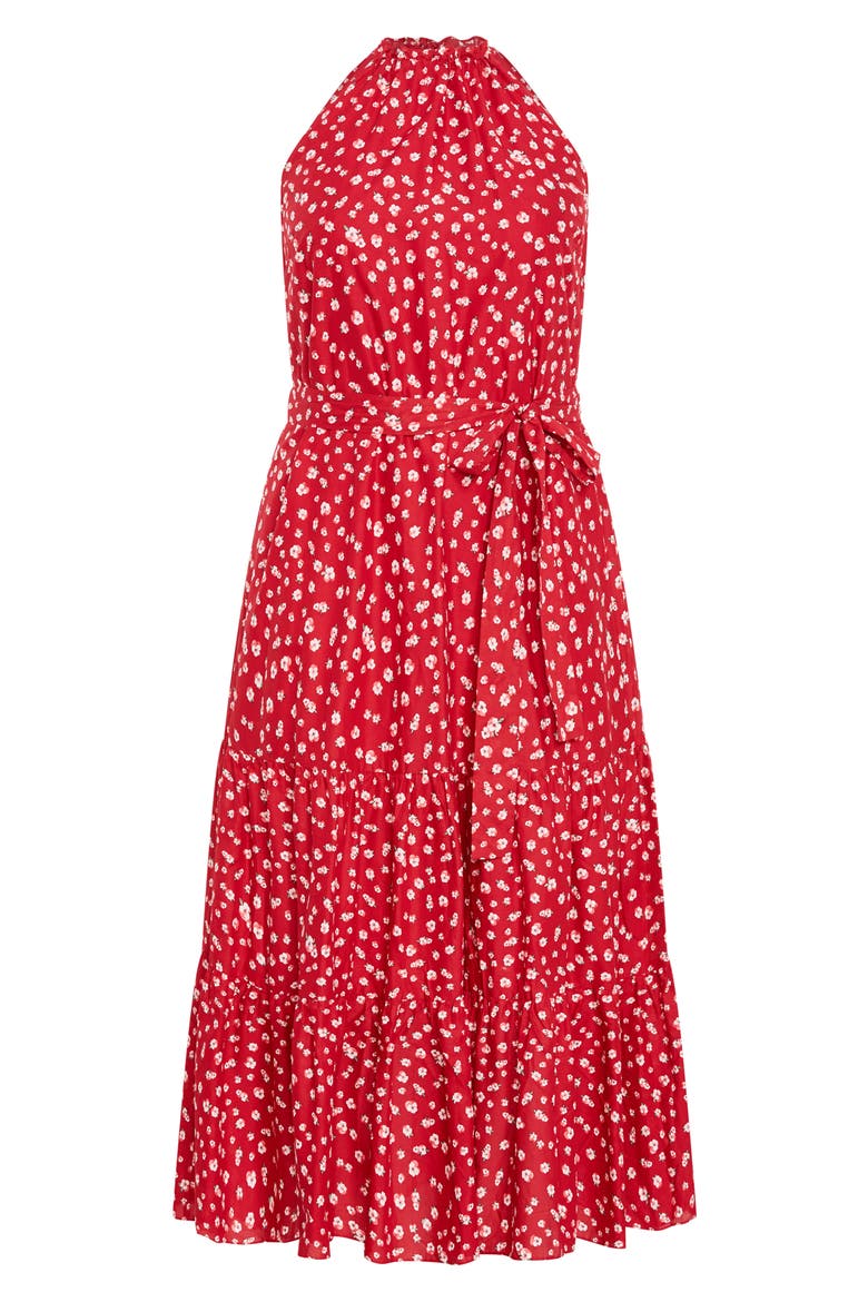 Kiana High Neck Maxi Dress, Alternate, color, CHRISTINA FLORAL