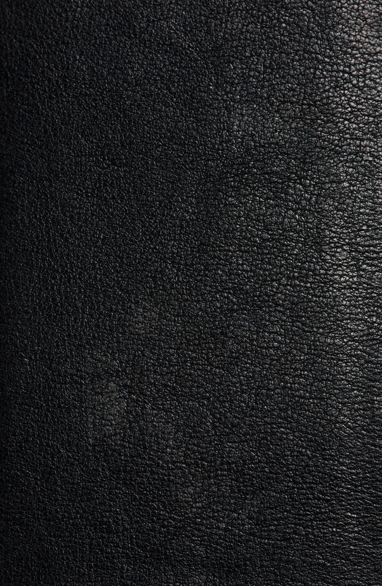 Raina Christian Snake Leather Belt, Alternate, color, Black