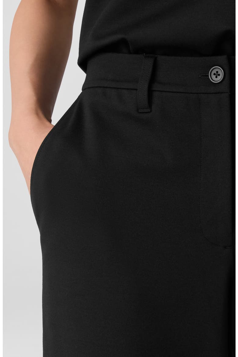 High Waist Wide Leg Pants, Alternate, color, BLACK