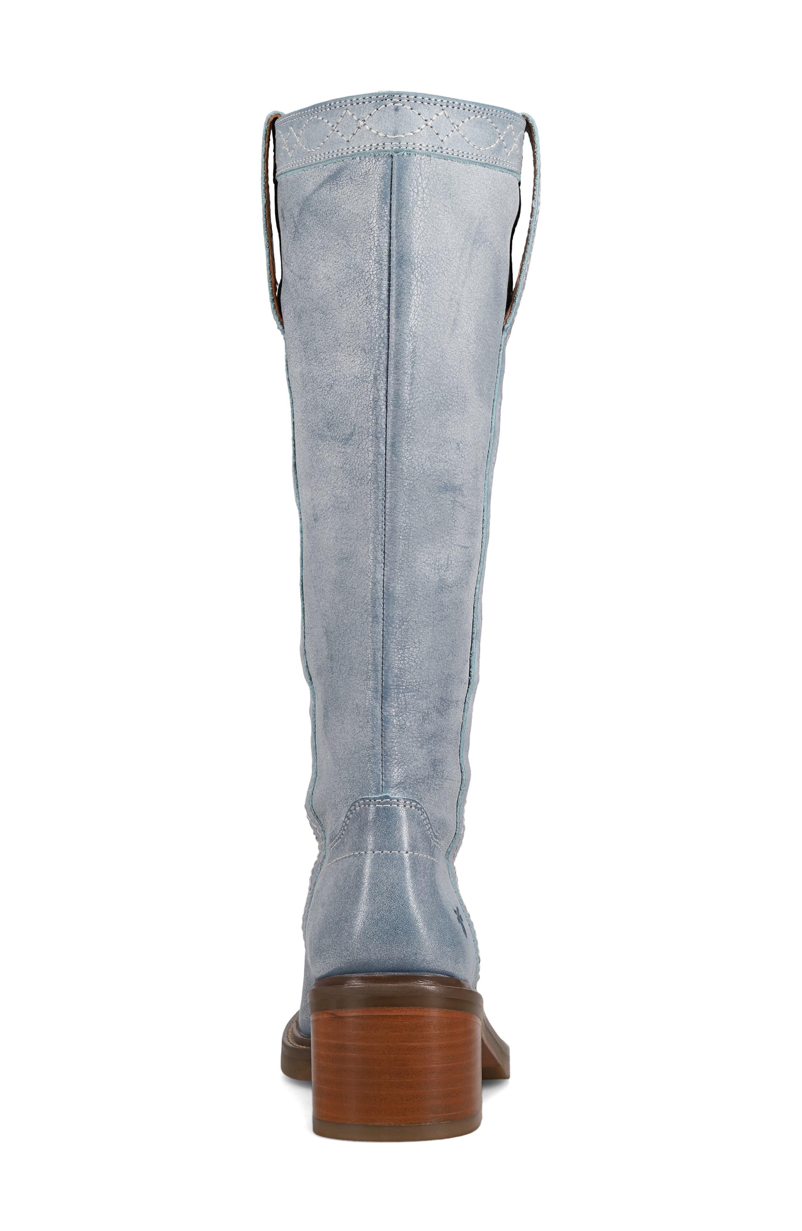 Kate Block Heel Boot, Alternate, color, SKY
