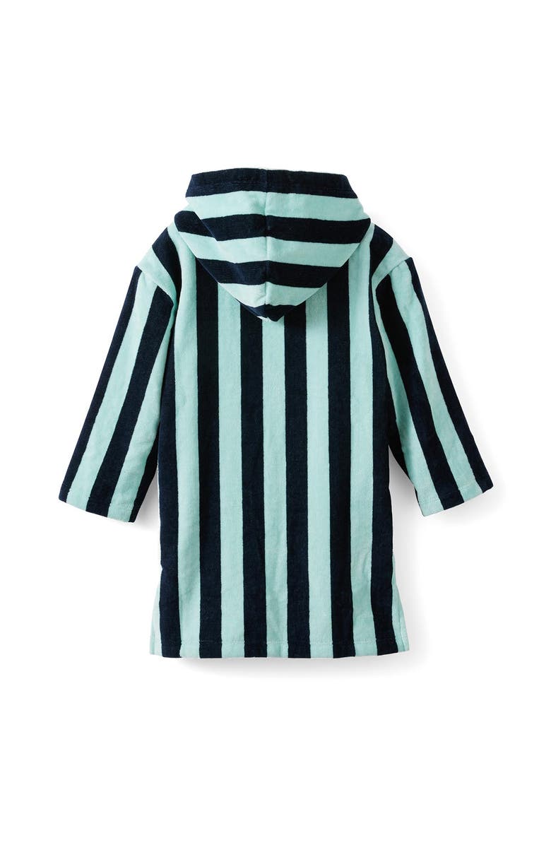 Cotton On Kids Kid's Kids Zip Thru Hooded Towel, Alternate, color, Squid Ink Aquamarine Bold