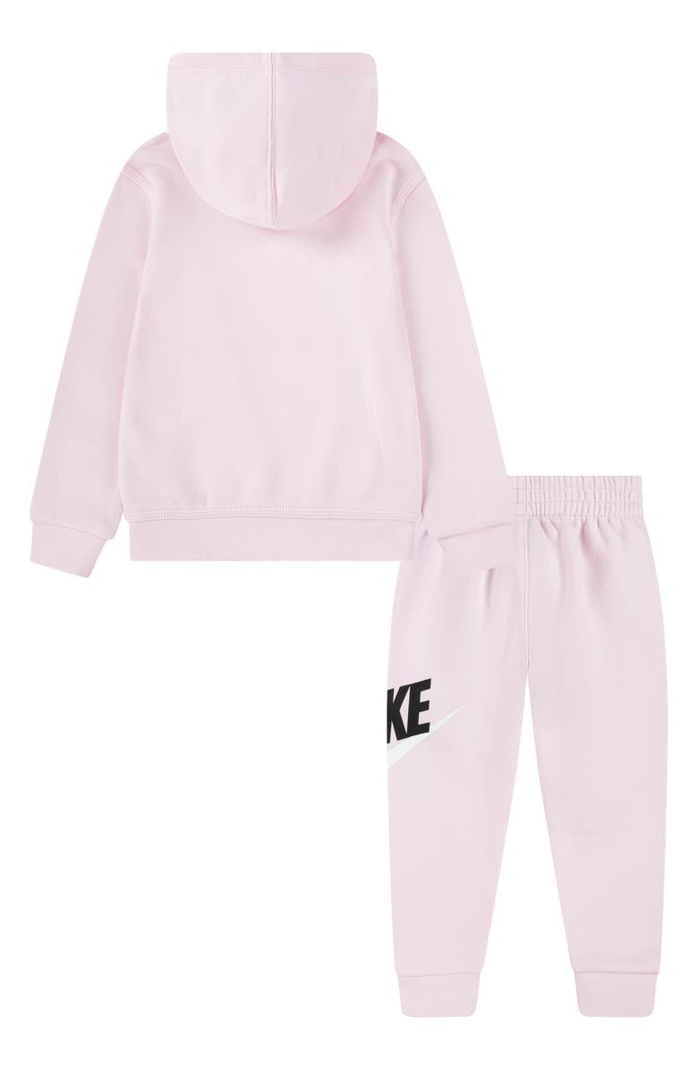 Nike Kids' Fleece Pullover Hoodie & Joggers Set, Alternate, color, A9ypink Fo
