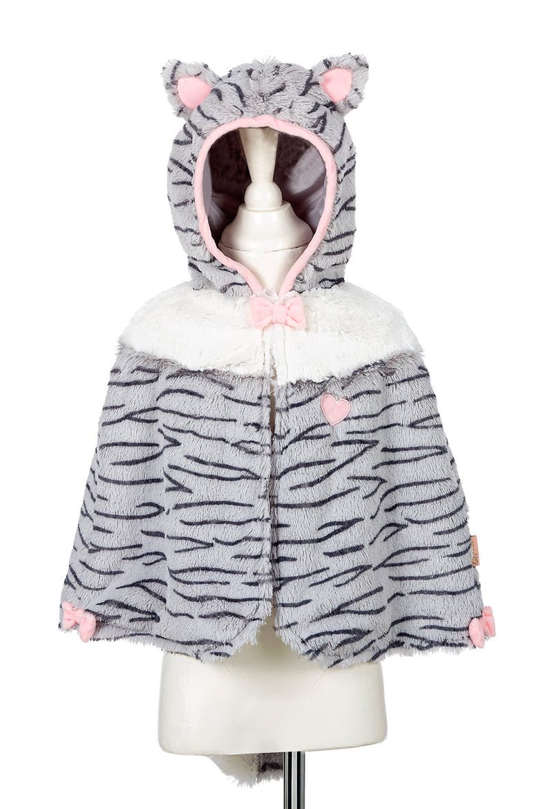 Catia Cat Costume Cape, Main, color, Grey