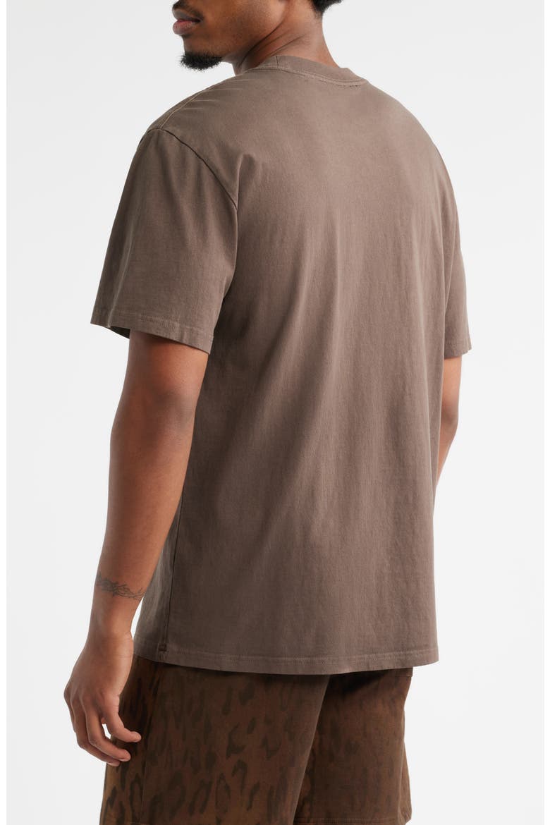 Sicily Art Hotel Graphic T-Shirt, Alternate, color, HOLY BROWN