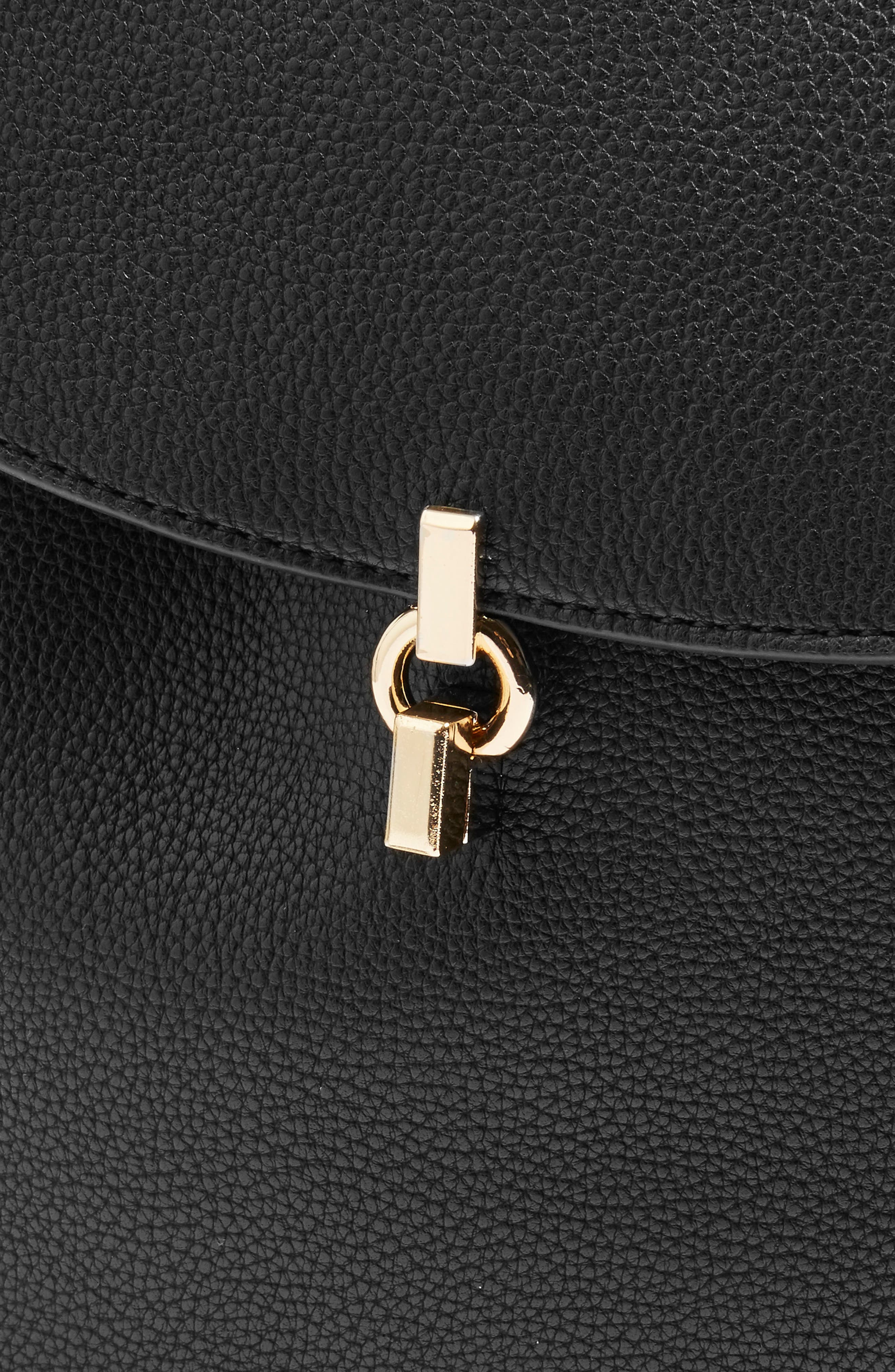 Topshop Lucy Metal Tab Backpack, Alternate, color, 