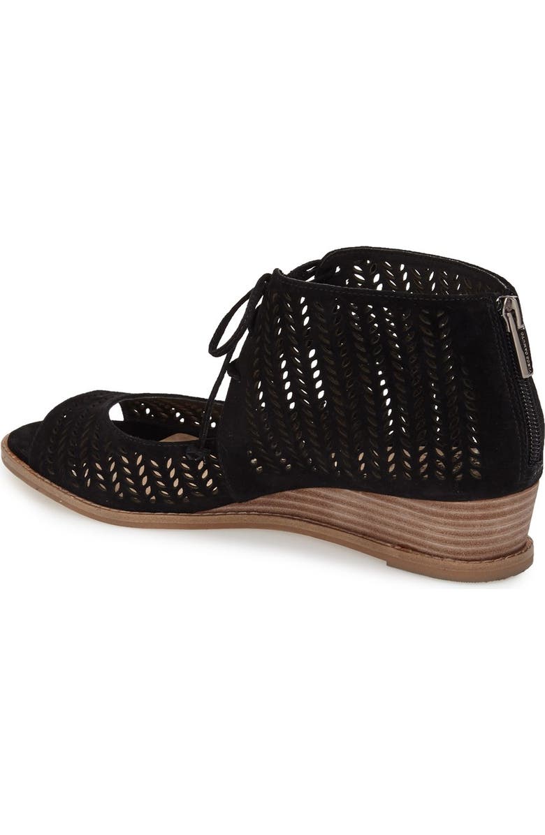Vince Camuto 'Remme' Cutout Lace-Up Wedge Sandal, Alternate, color,