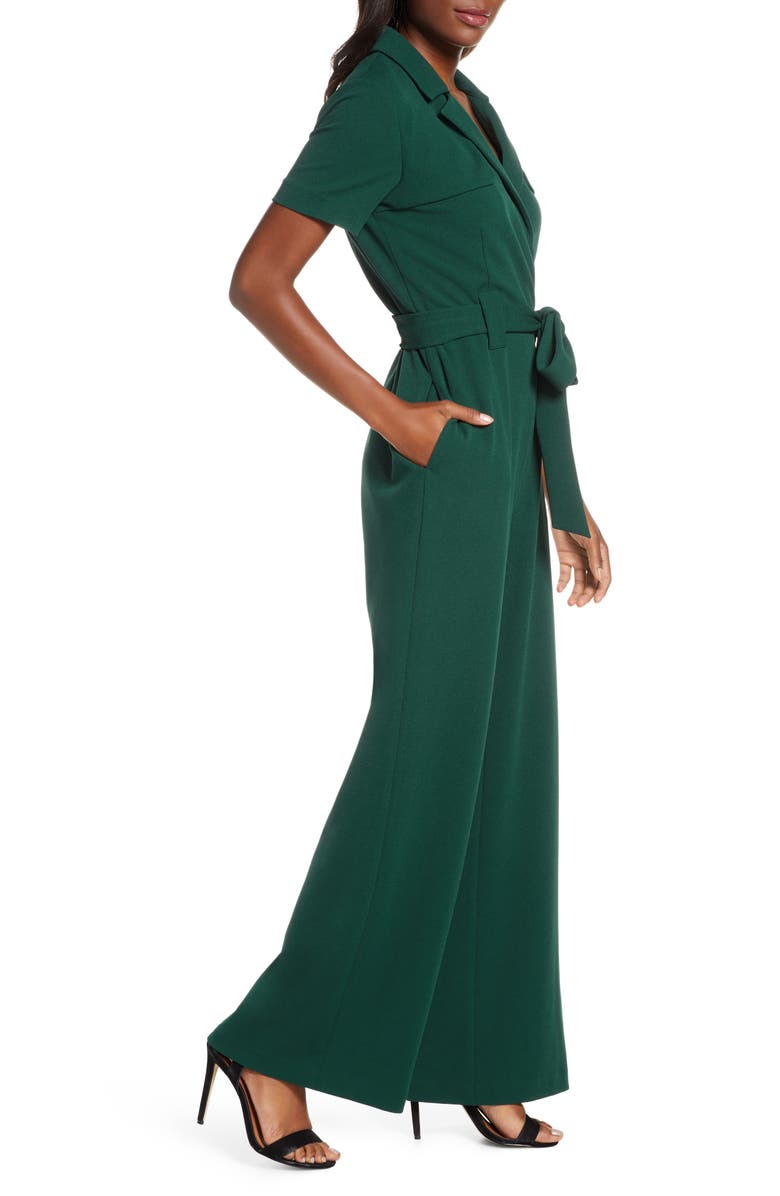Mark + James by Badgley Mischka Mark + James Badgley Mischka Trench Jumpsuit, Alternate, color,
