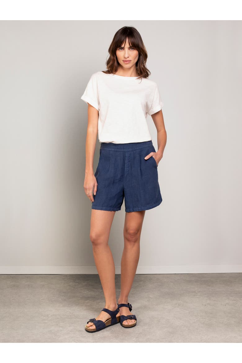 Pull On Shorts, Alternate, color, DARK NAVY
