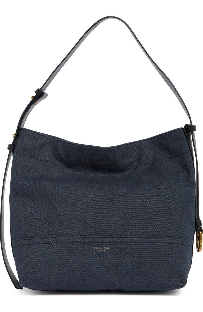 rag & bone Clinton Canvas Bucket Bag, Main, color, Mid