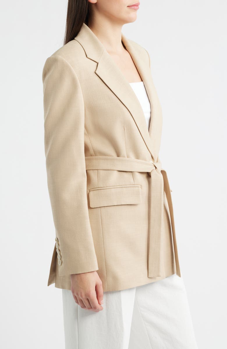 KOBI HALPERIN Kyla Belted Jacket, Alternate, color, Natural