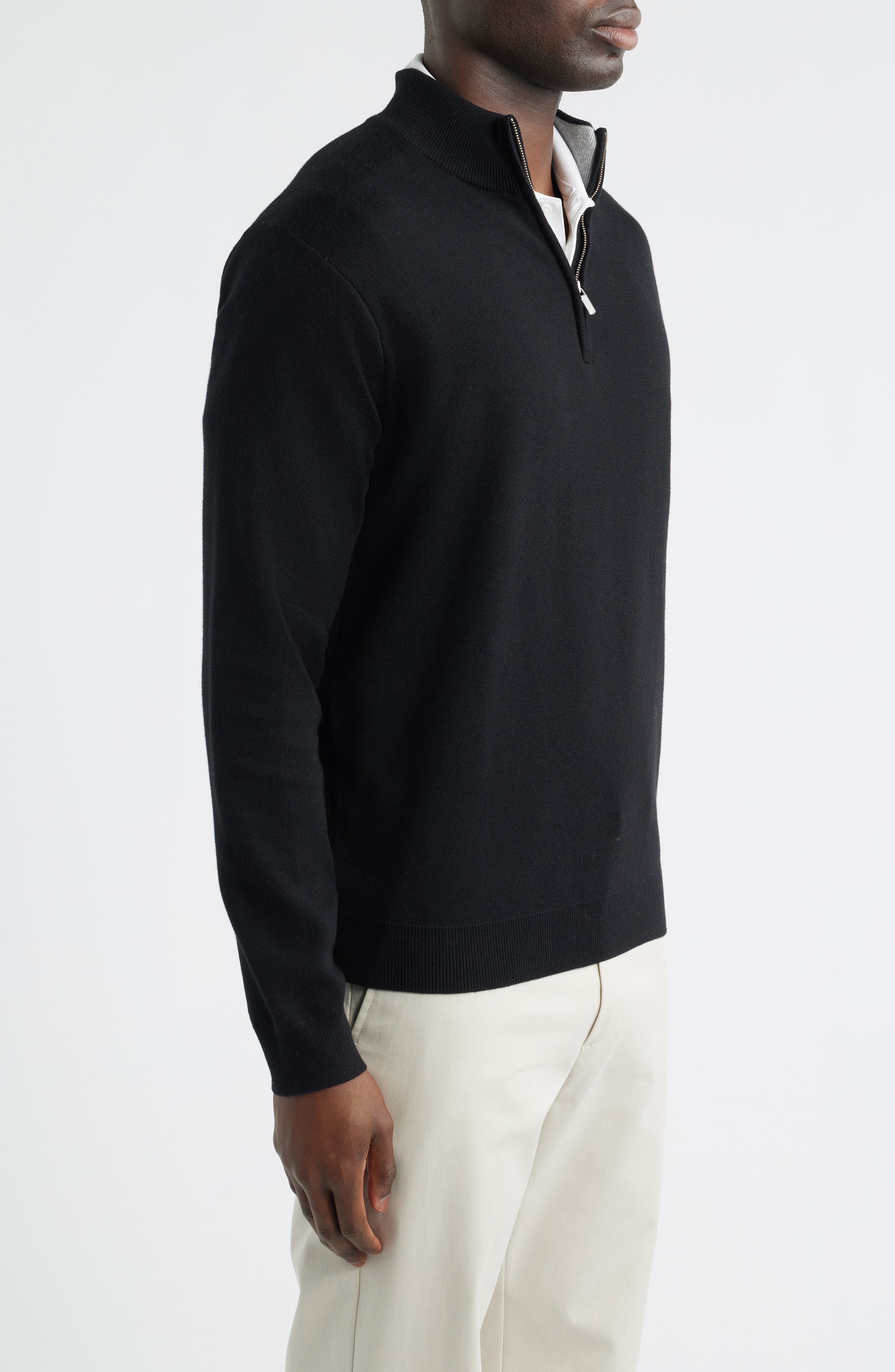 Мужские Peter Millar Coolspun Lite Quarter Zip Sweater — фото 3