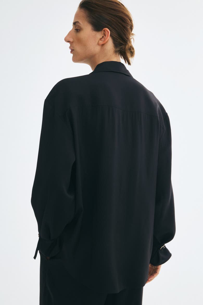 Oversized Shirt, Alternate, color, Black