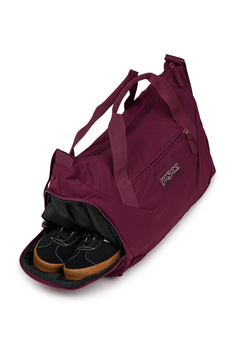 Jansport Recharge Gym Bag Medium, Alternate, color, Cherry Lacquer