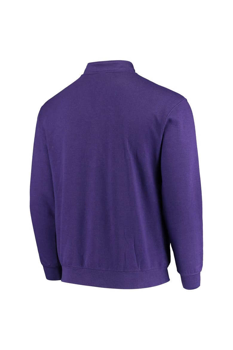 Men's Colosseum Purple ECU Pirates Tortugas Logo Quarter-Zip Jacket, Alternate, color, Purple