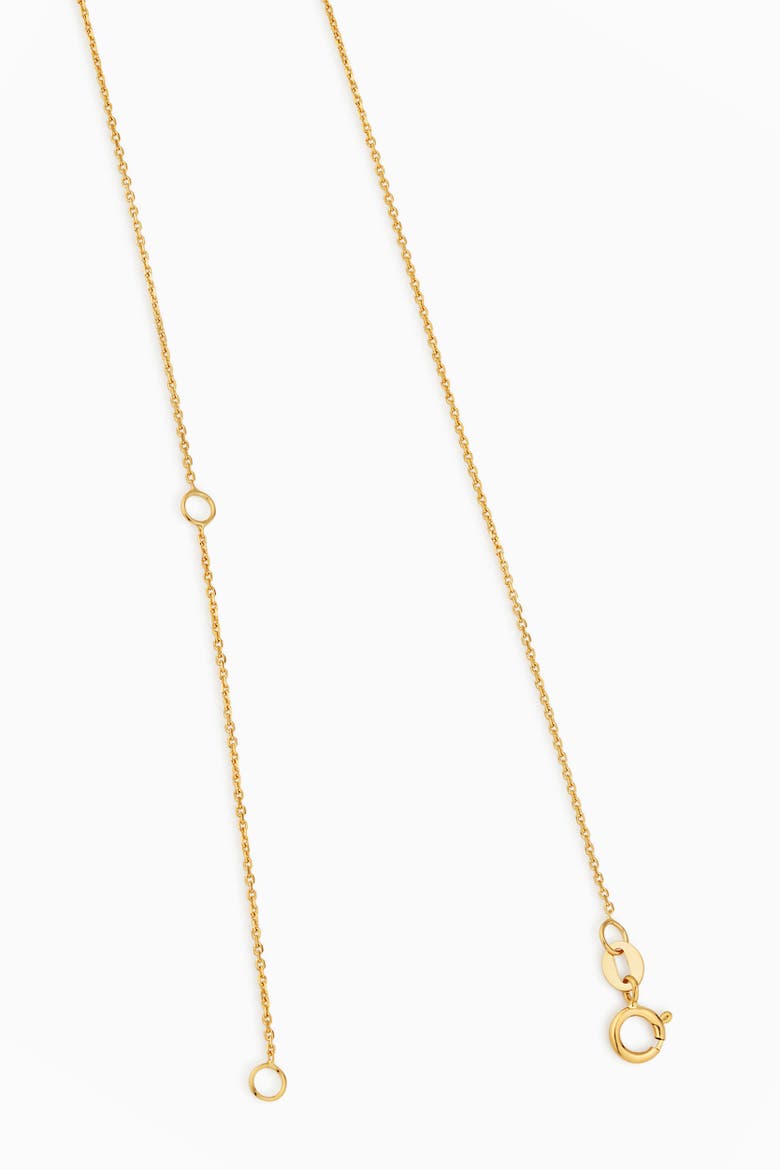 14K Gold Harmony Station Necklace, Alternate, color, Yellow Gold