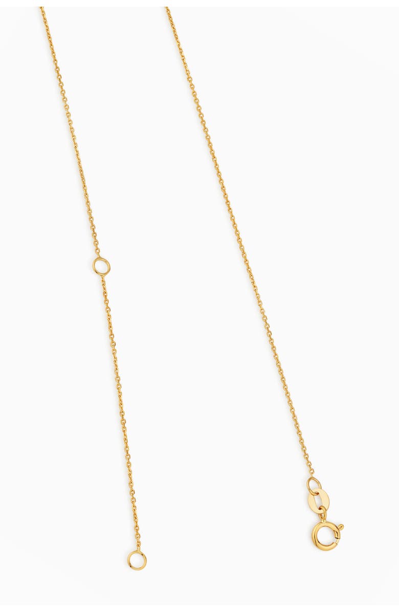 Oradina 14K Gold Harmony Station Necklace, Alternate, color, Yellow Gold