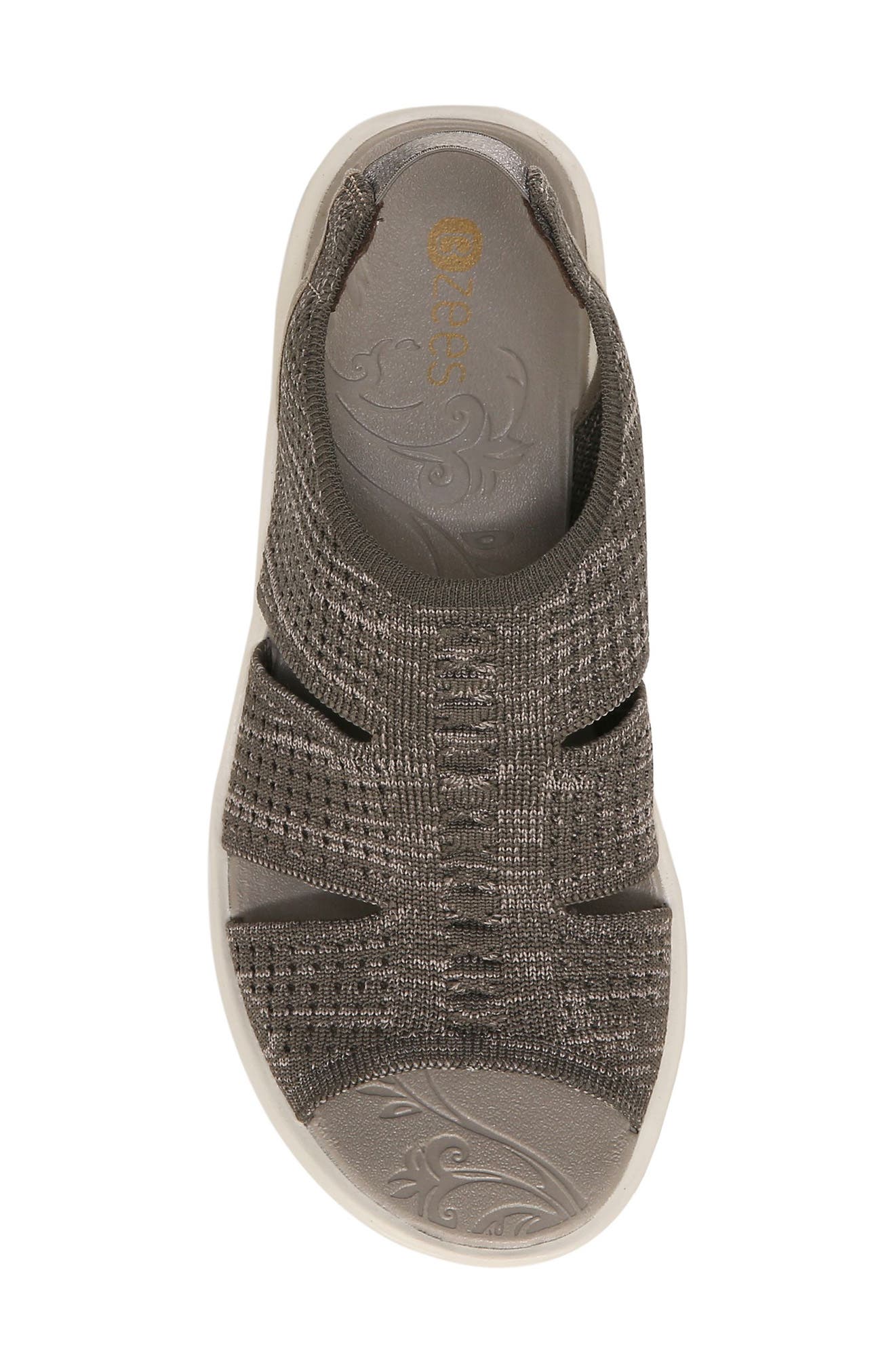 BZees Double Up Wedge Slingback Sandal, Alternate, color, 