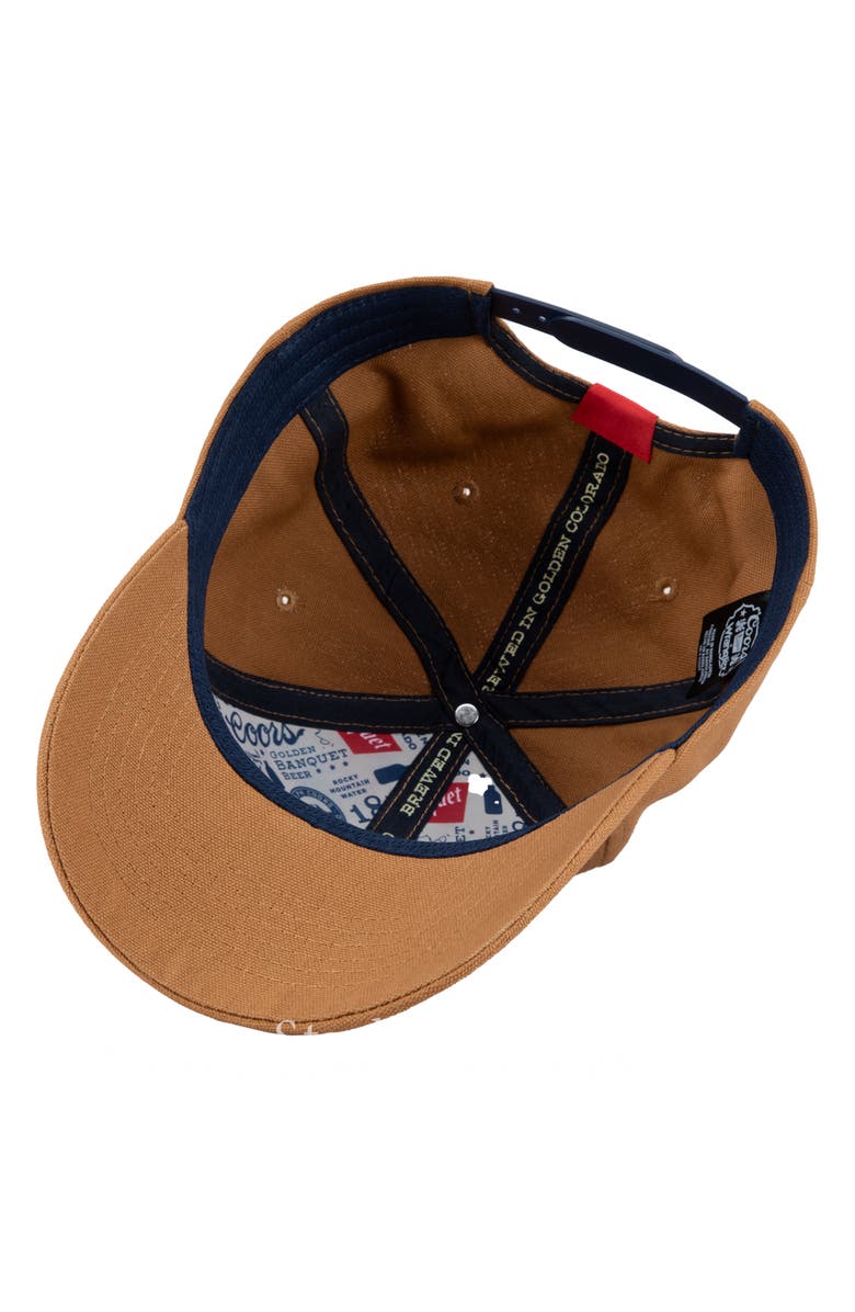 San Diego Hat Embroidered Patch Snap Back Cap, Alternate, color, Brown