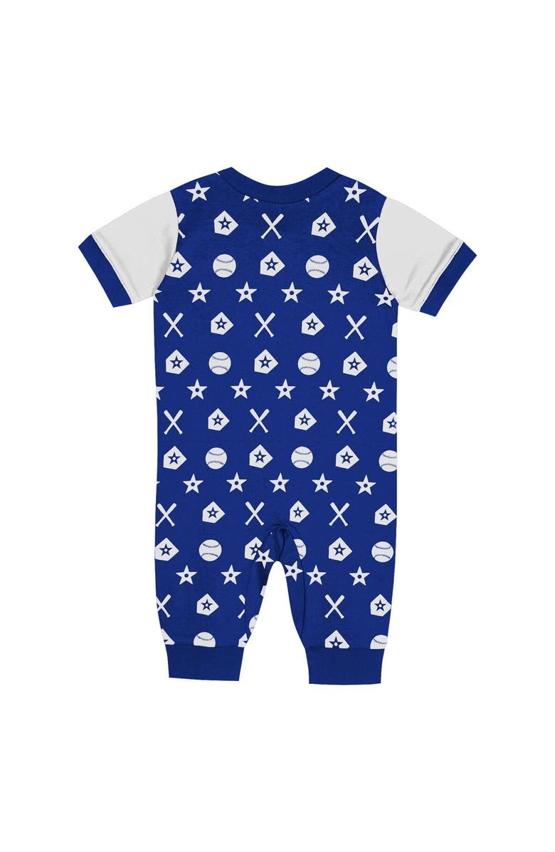 Outerstuff Newborn Blue Los Angeles Dodgers Hard 90 Coveralls, Alternate, color,