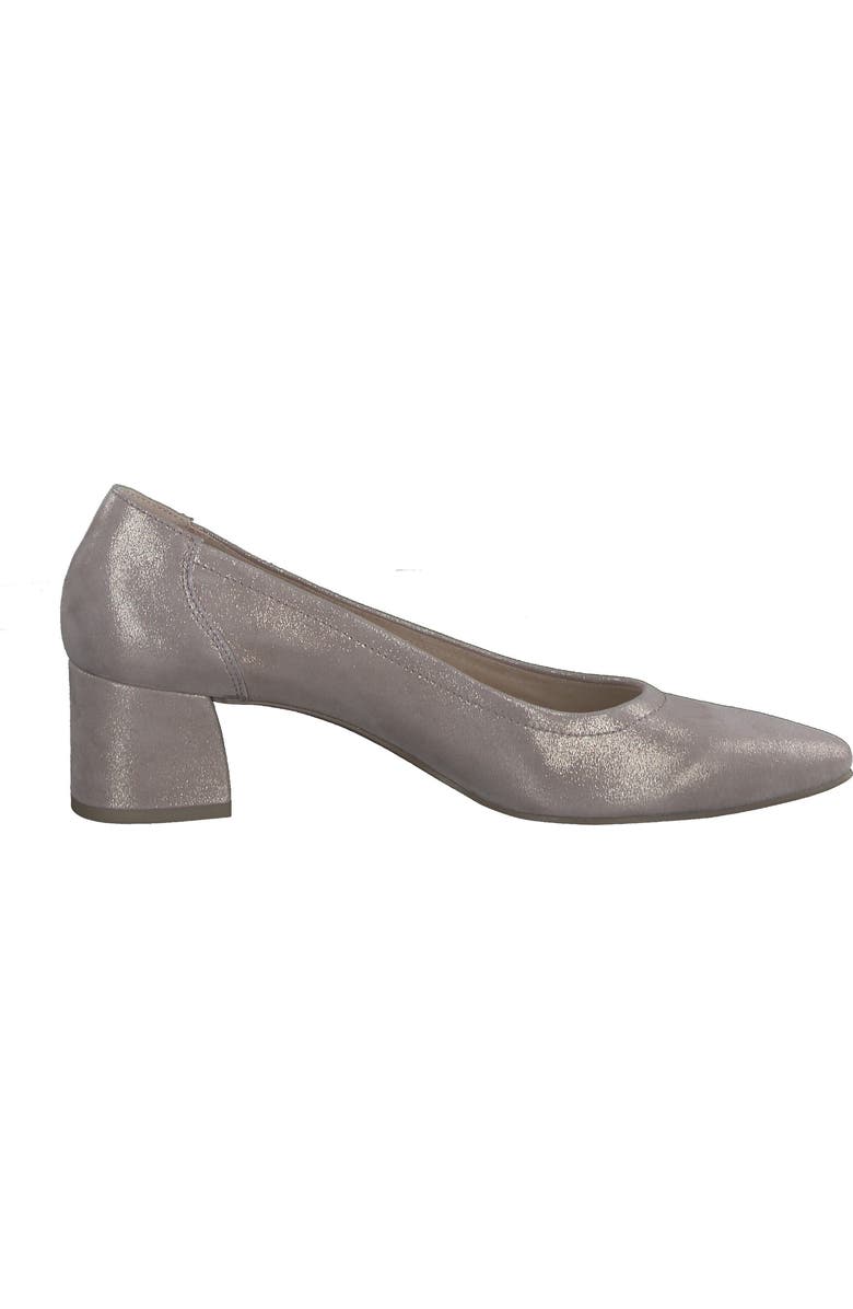 Paul Green Yvette Pointed Toe Pump, Alternate, color, Cachemire Metallic Suede