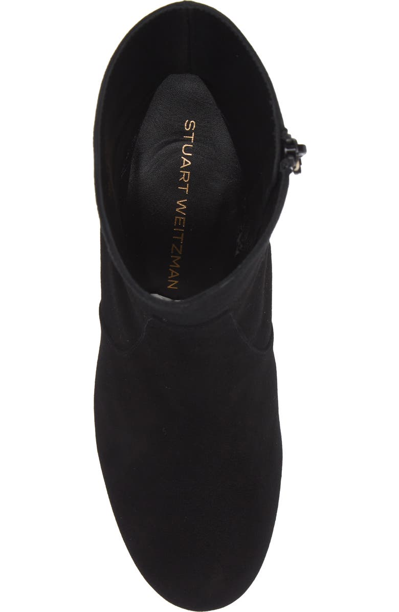 Stuart Weitzman Dayna Platform Bootie, Alternate, color, Black Suede