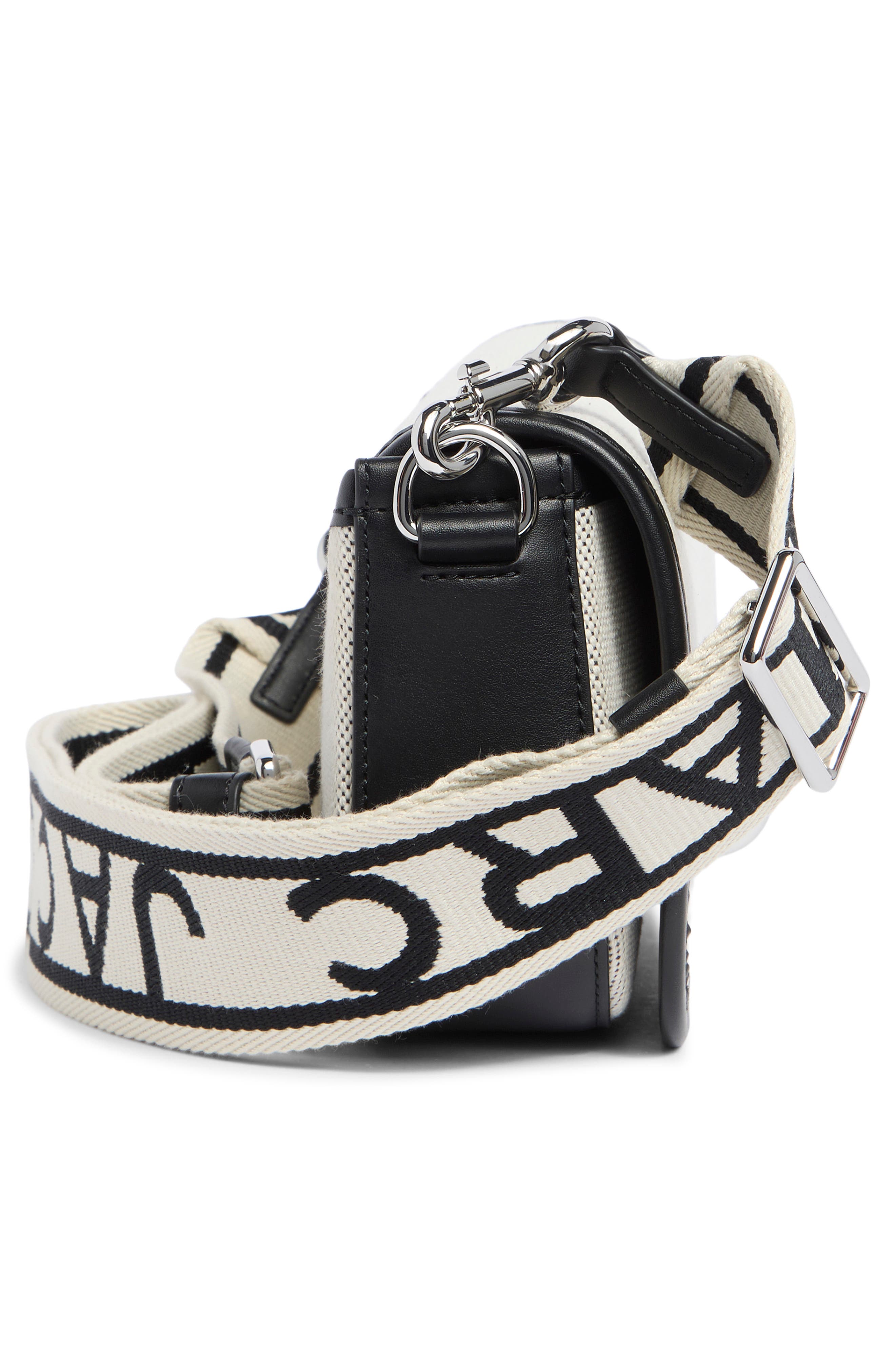 Marc Jacobs Signet Turnlock Canvas Crossbody Bag, Alternate, color, Beige Multi