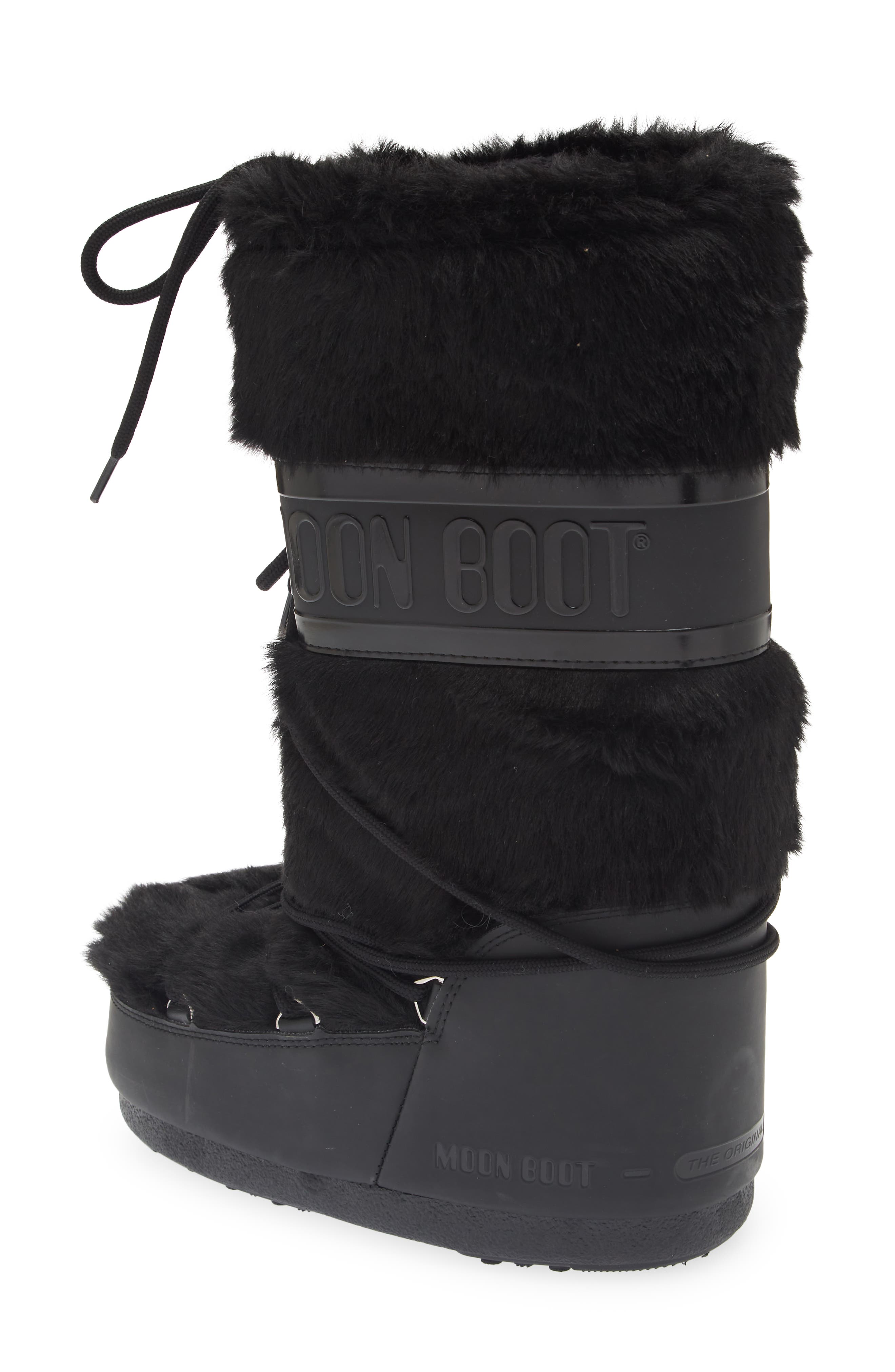 Moon Boot<sup>®</sup> Icon Water Resistant Faux Fur Moon Boot<sup>®</sup>, Alternate, color, 