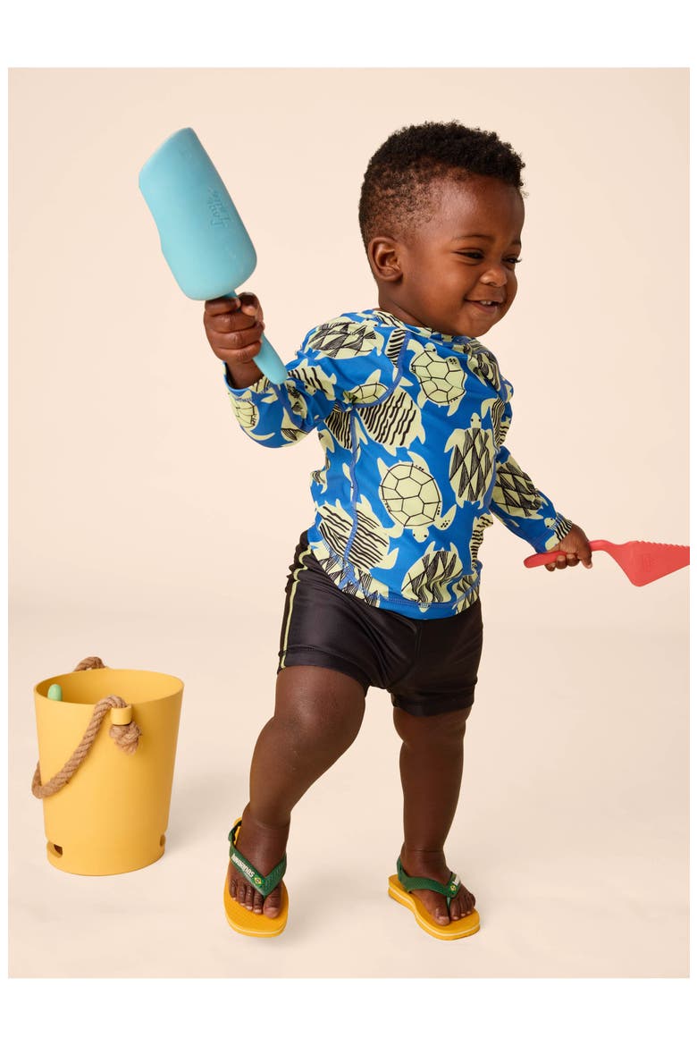 Rash Guard Baby Swim Set 3.0, Alternate, color, Tiled Turtles