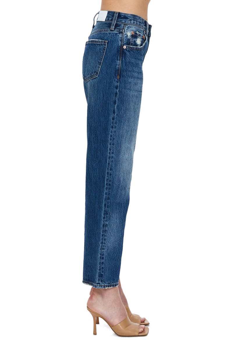 Lexi Distressed Ankle Wide Leg Jeans