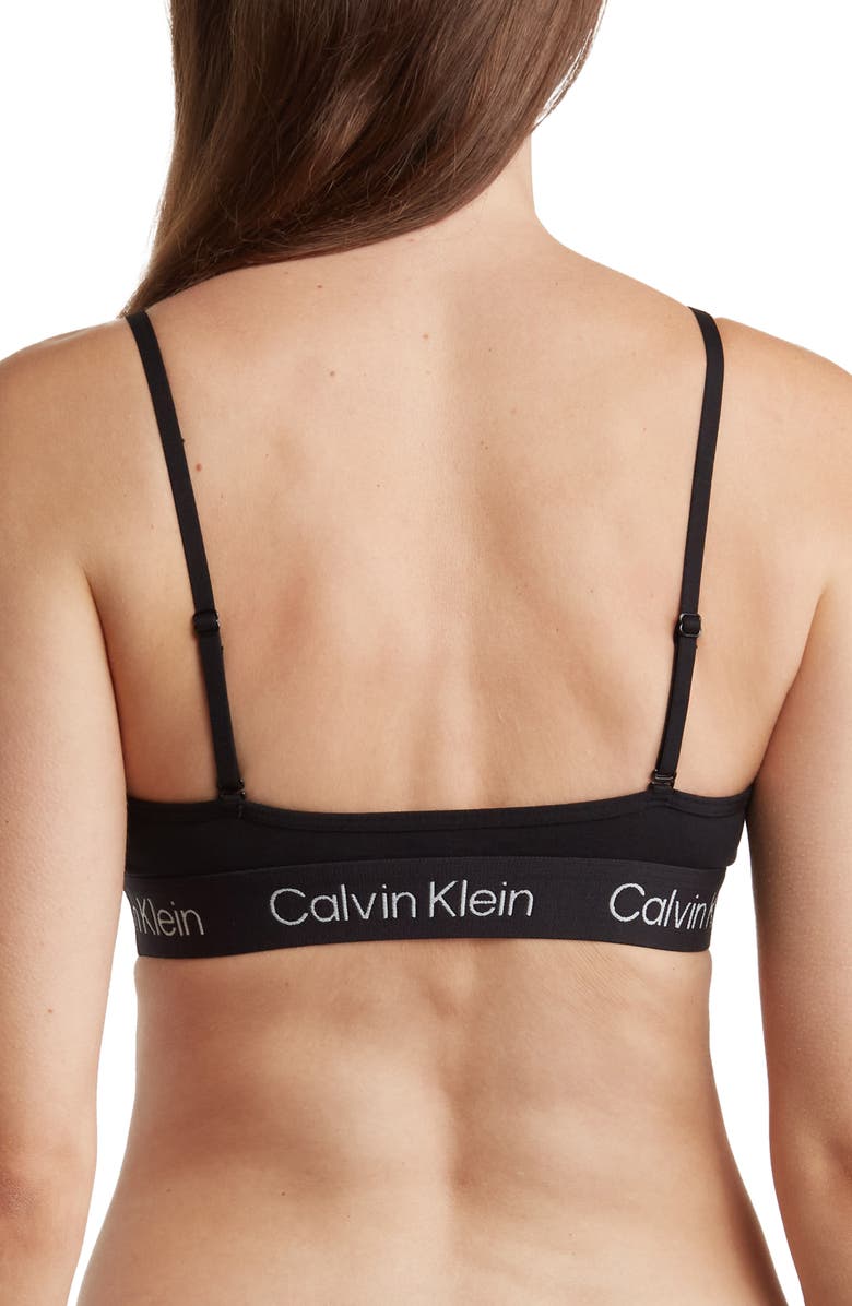 Calvin Klein Triangle Cup Bralette, Alternate, color,