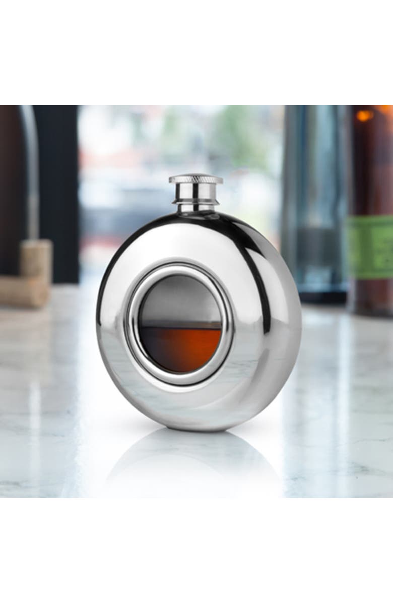 Viski Irving 5 oz Scope Flask in Stainless Steel, Alternate, color, Silver