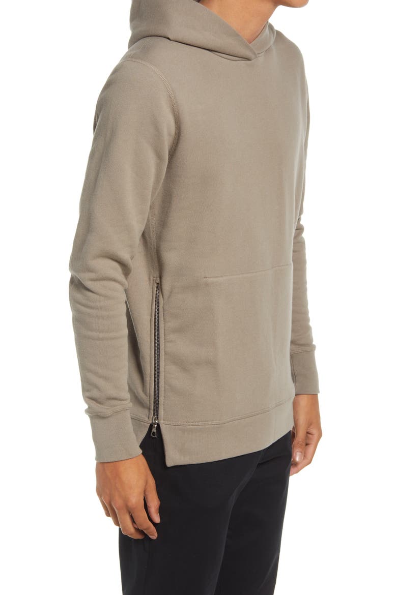 Villain Slim Fit Fleece Hoodie, Alternate, color, DUST