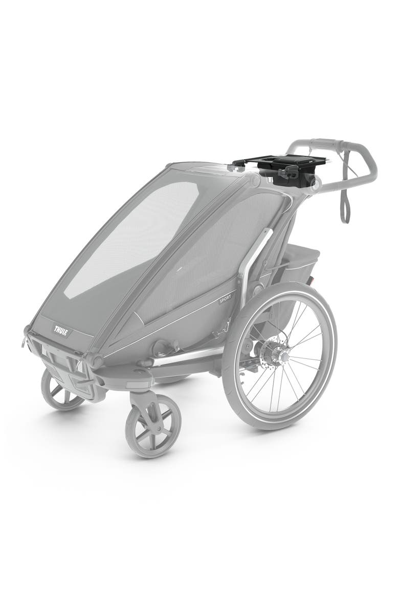 Cup Holder Console for Thule Single Strollers, Alternate, color, BLACK
