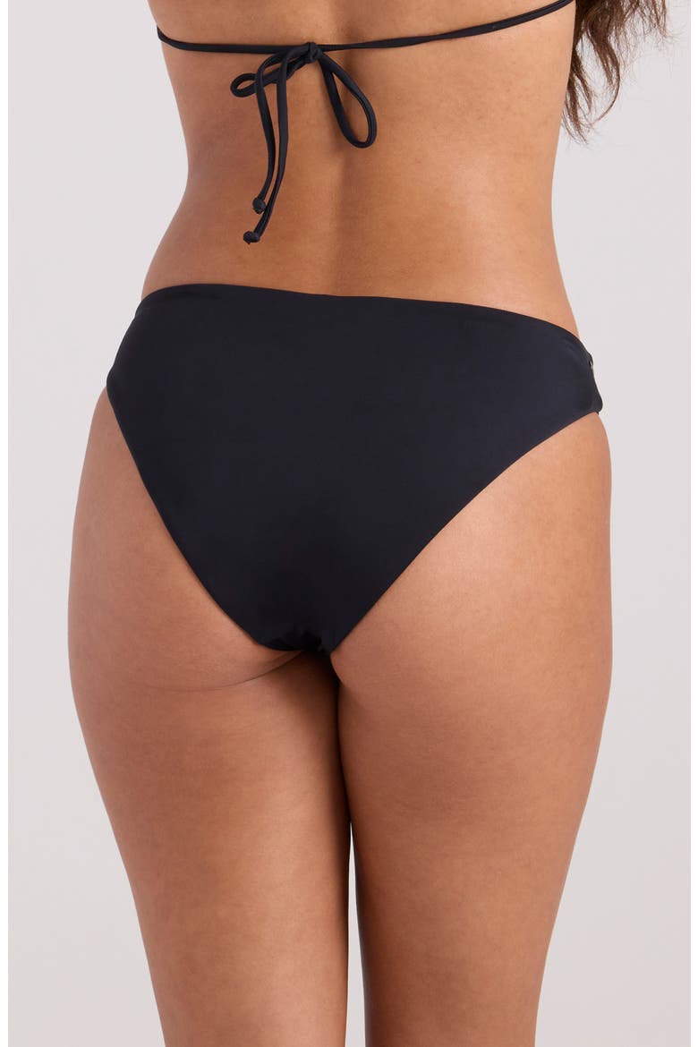 Simply Seamless Hipster Bikini Bottoms, Alternate, color, BLACK
