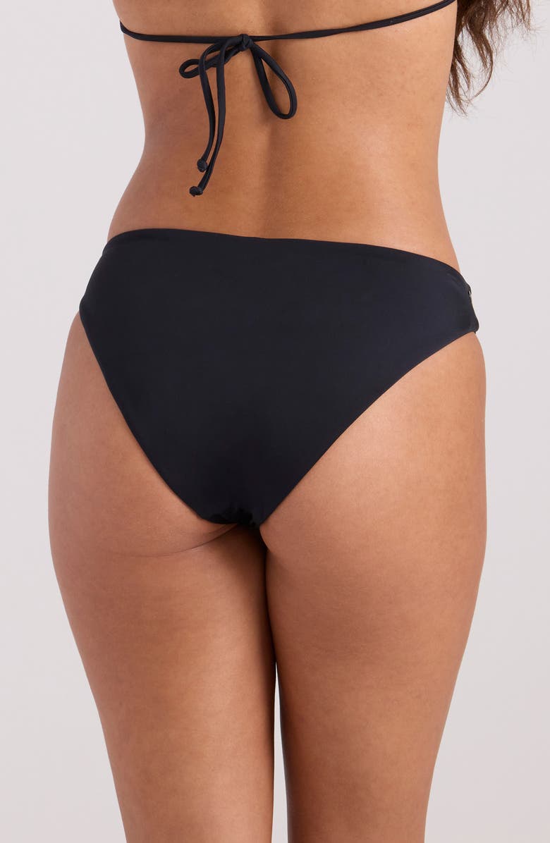 Volcom Simply Seamless Hipster Bikini Bottoms, Alternate, color, Black