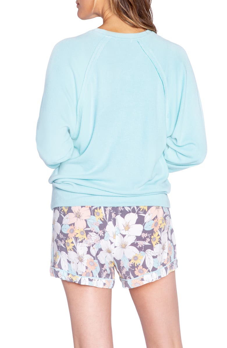PJ Salvage Pastel Dreams Long Sleeve Lounge Top, Alternate, color, 