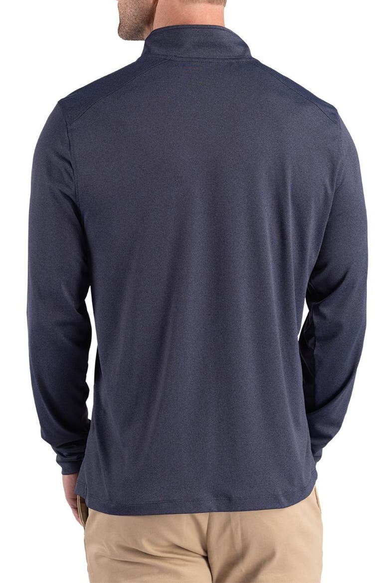 Forge Epic Confidence Performance Quarter Zip Pullover, Alternate, color, DARK NAVY BLUE HEATHER