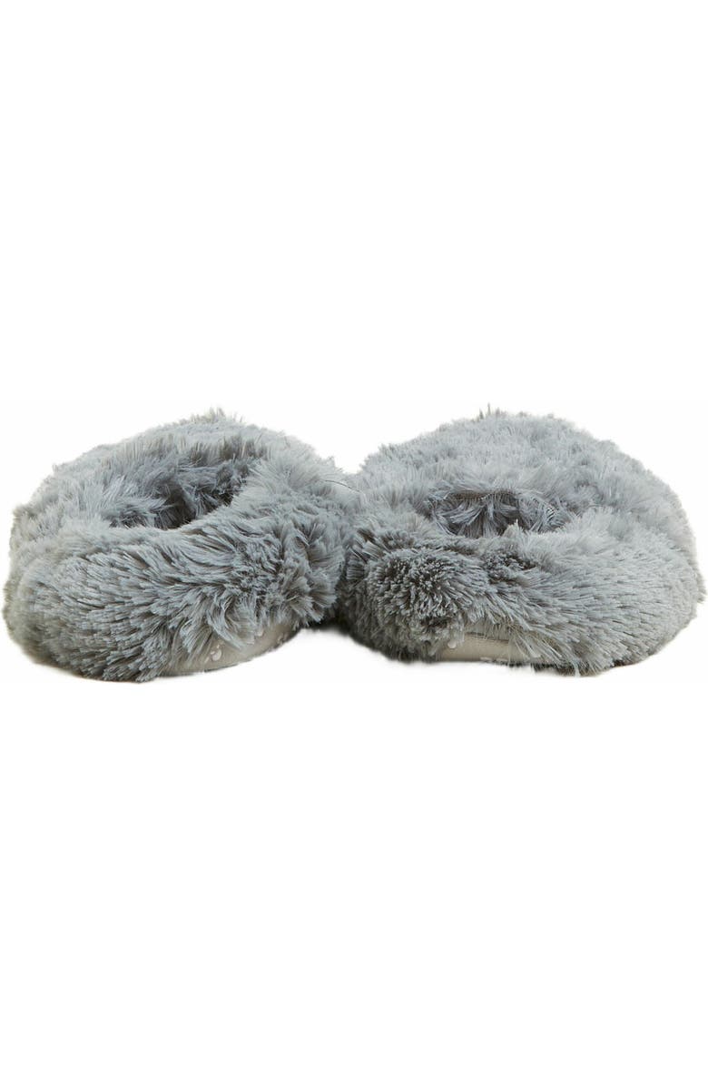 Warmies Plush Slippers, Alternate, color, Gray