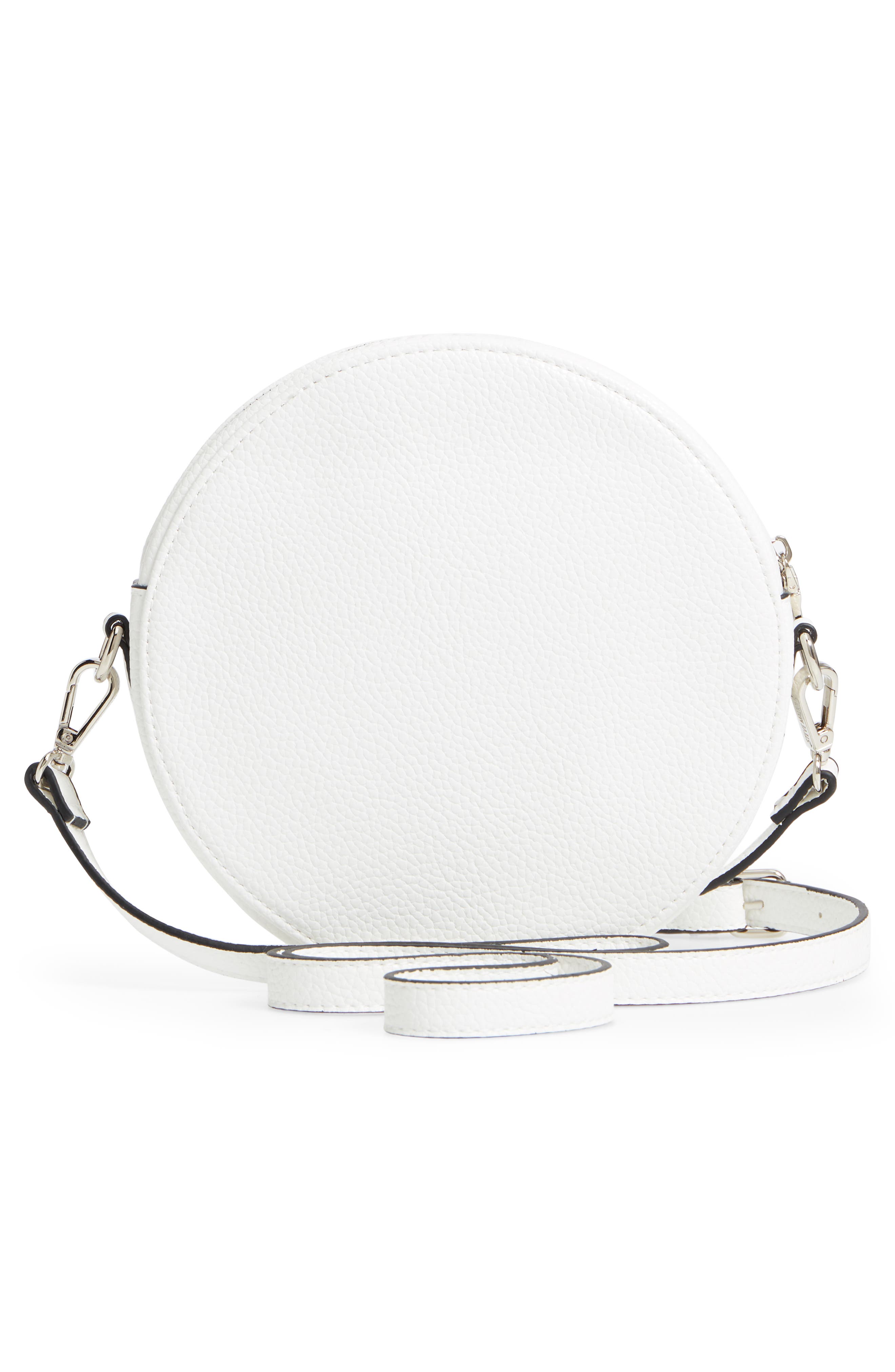 Steve Madden Pebbled Faux Leather Canteen Bag, Alternate, color, 