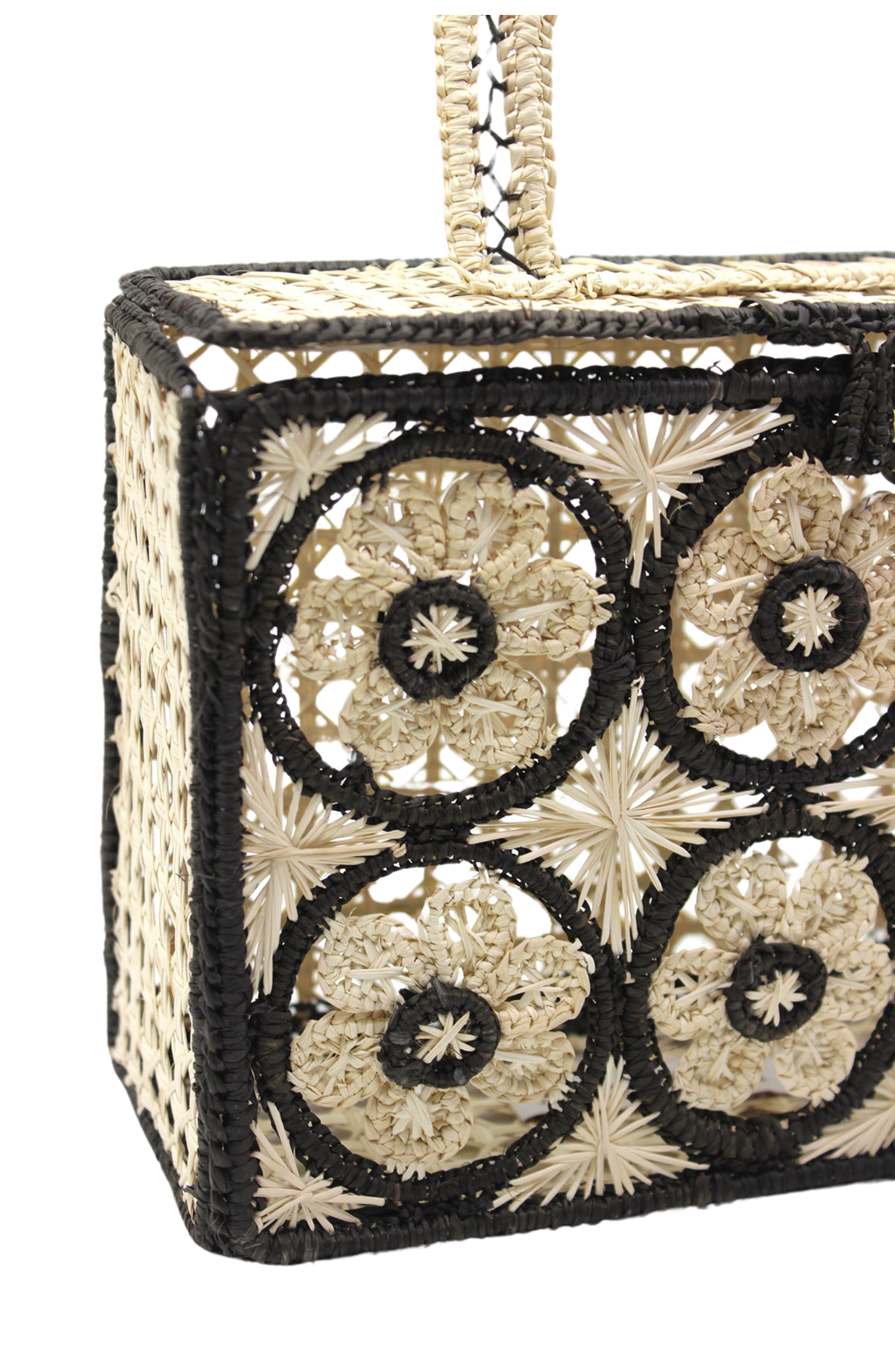 Amazónica Siena Handbag, Alternate, color, Beige / Black