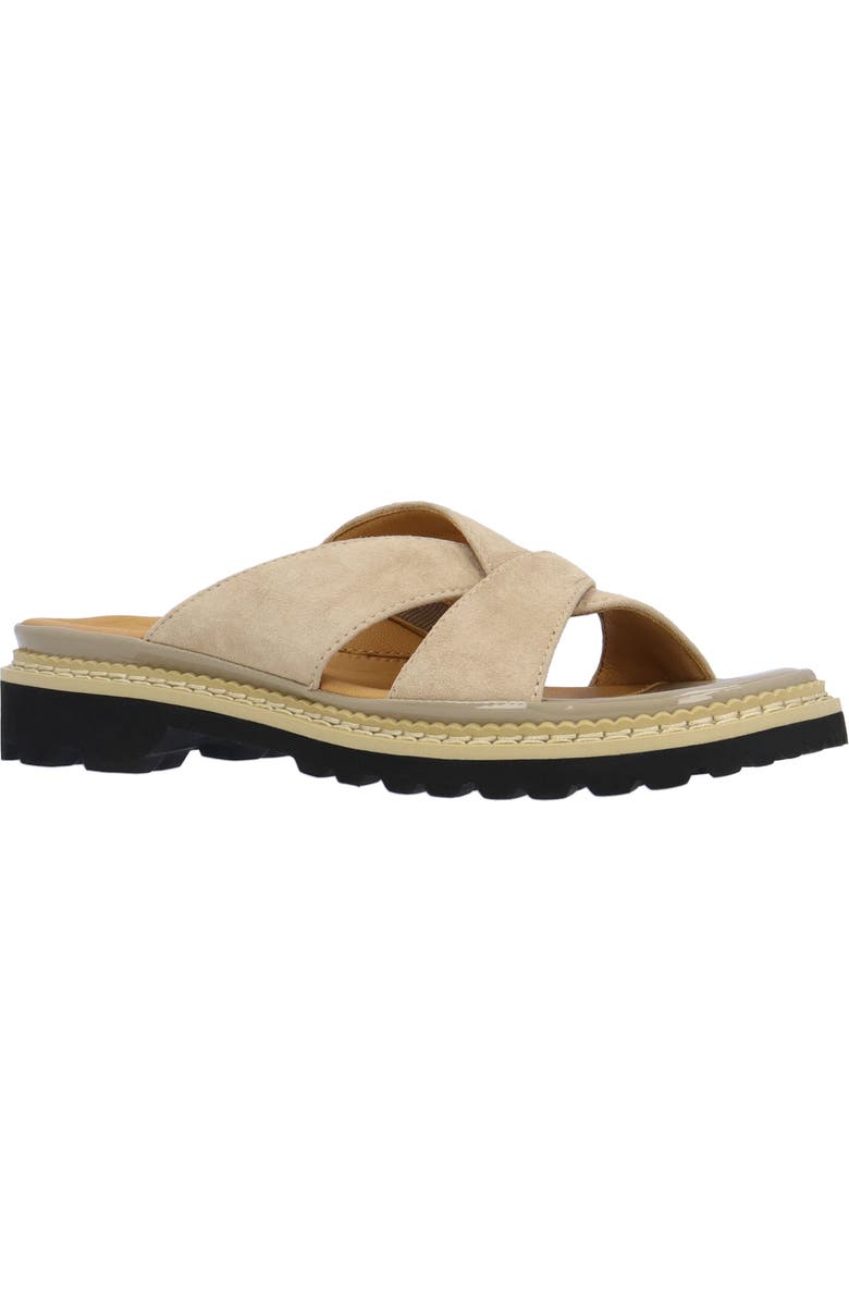L'Amour des Pieds Deryn Slide Sandal, Main, color, Taupe