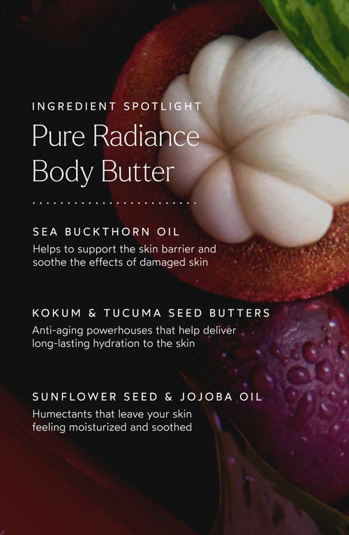 True Botanicals Pure Radiance Body Butter In Transparent
