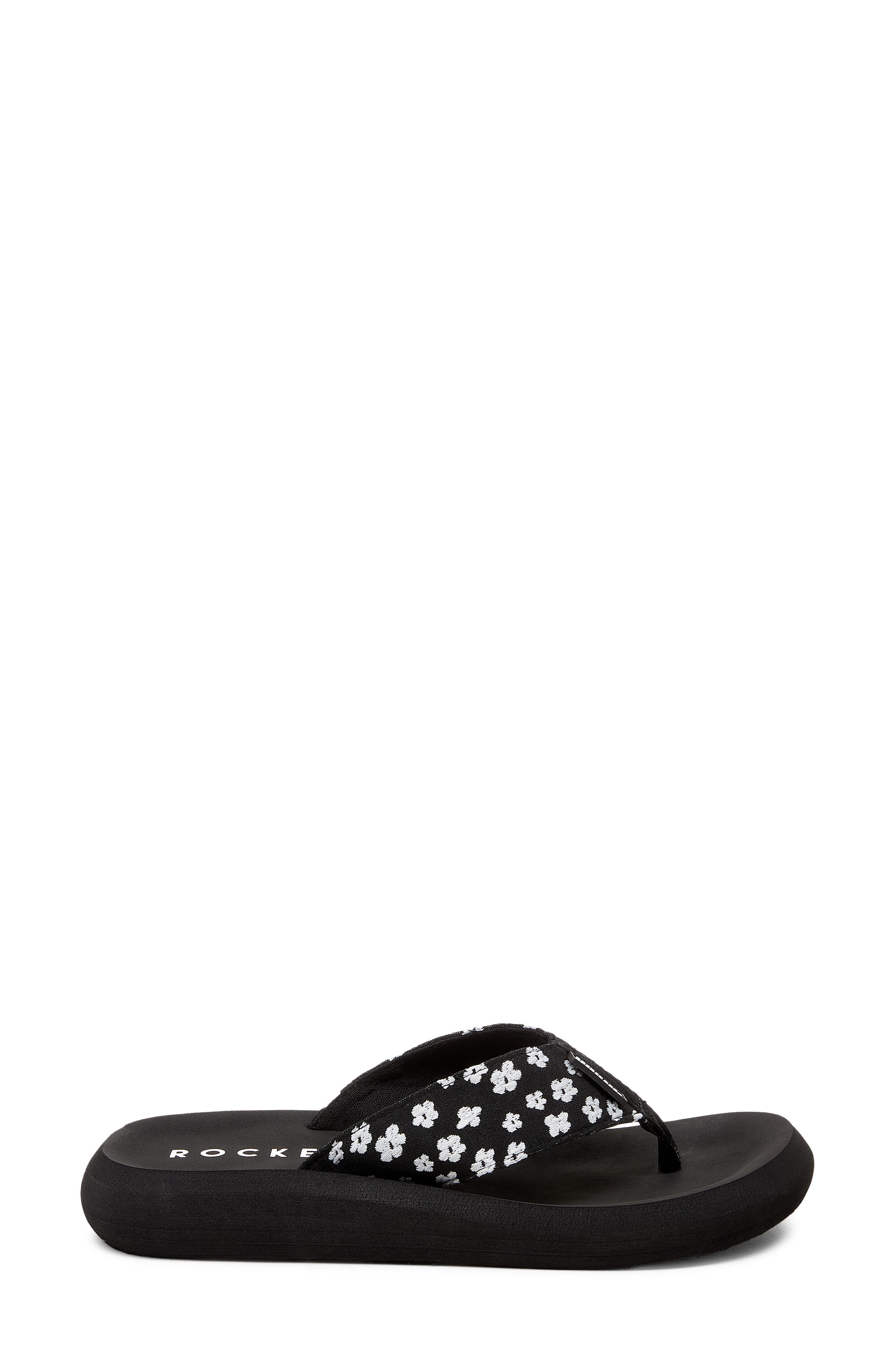 Spotlight 2 Flip Flop, Alternate, color, BLACK