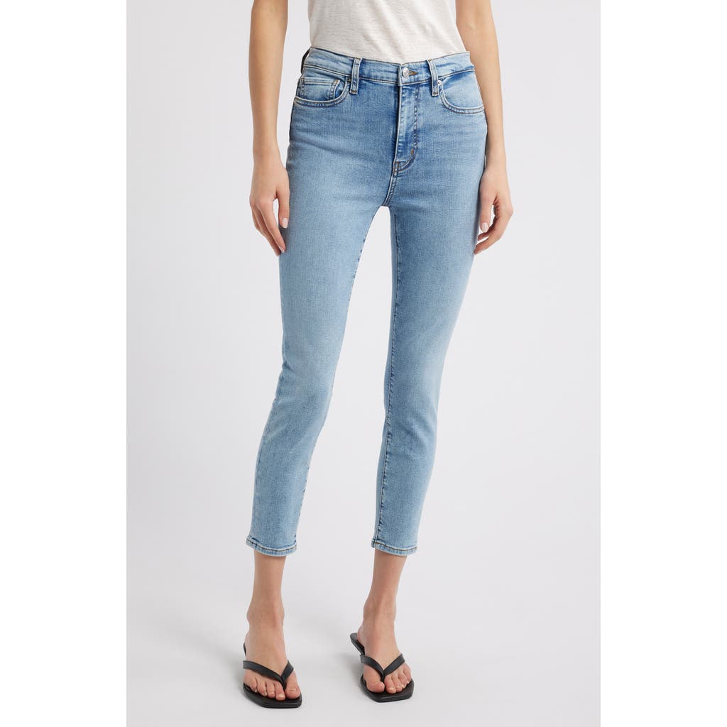 Shop Frame Le High Crop Skinny Jeans In Lark