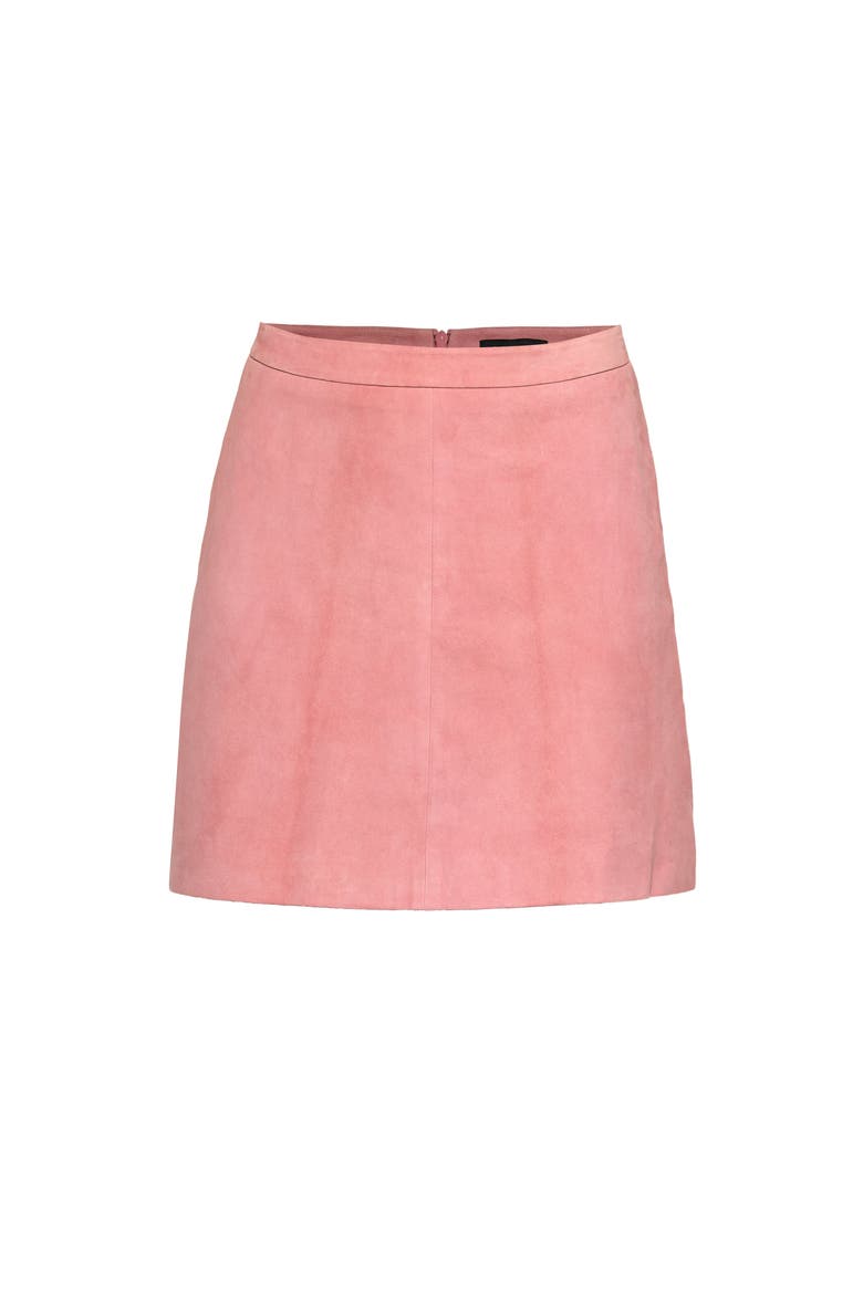 Candy Supersuede Skirt, Alternate, color, Mauve