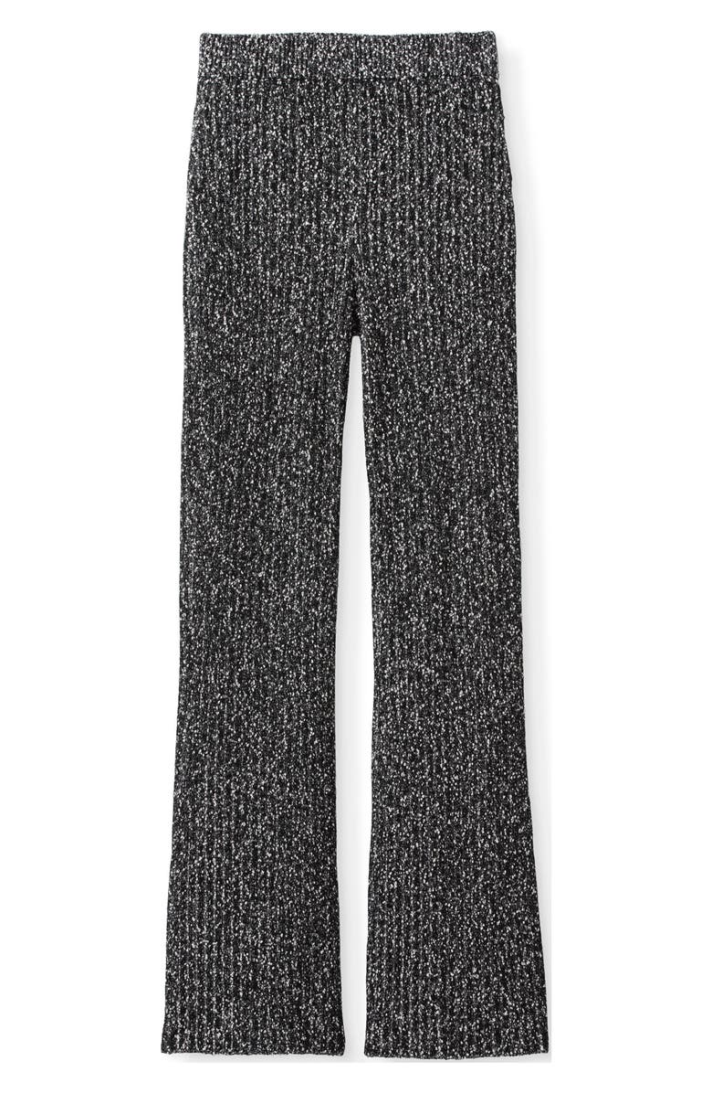 St. John Collection Tweed Rib Knit Pants, Alternate, color, 