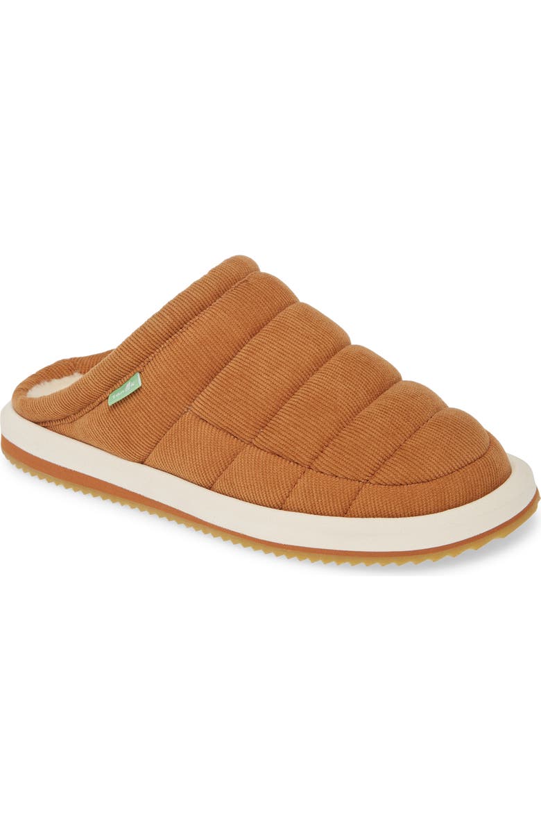 Sanuk Puff N Chill Low Cord Quilted Mule, Main, color,