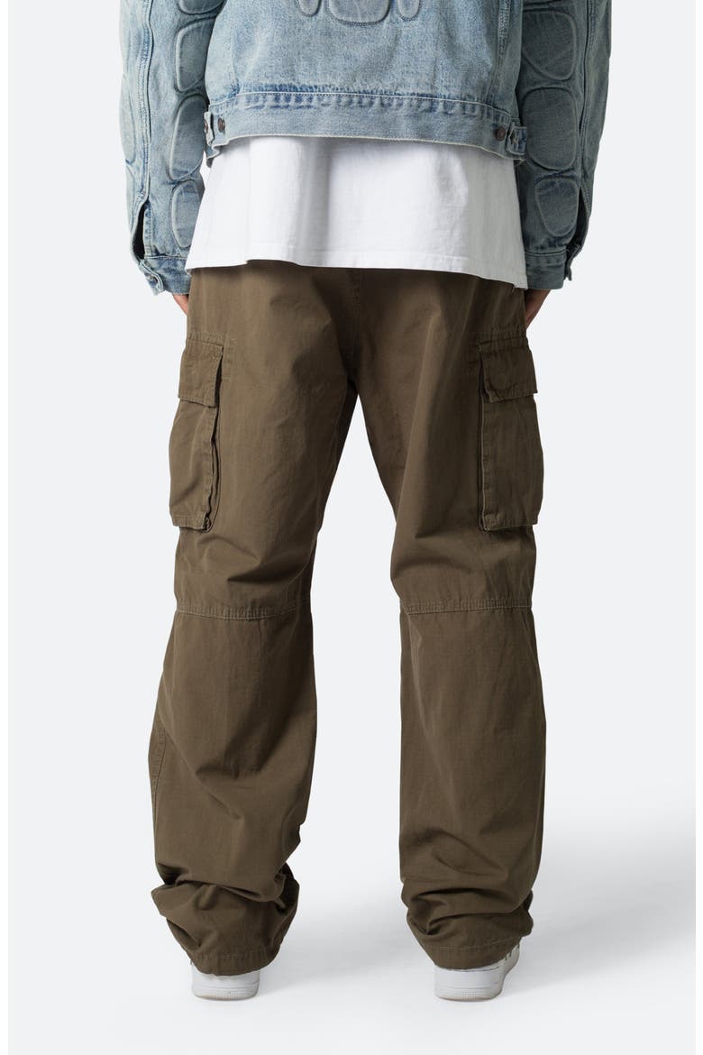 Ultra Baggy Cotton Cargo Pants, Alternate, color, OLIVE