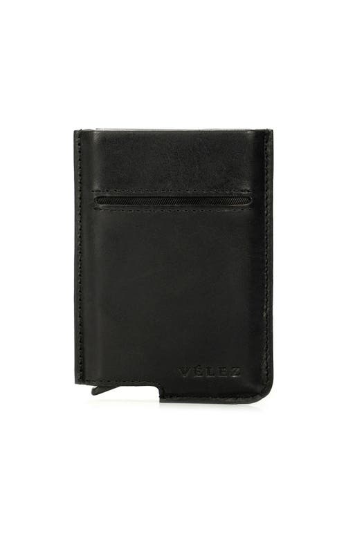 VELEZ VELEZ LEATHER MINI WALLET DOCUMENT HOLDER 